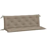 vidaXL Gartenbank-Auflagen 2 Stk. Taupe 150x50x7 cm Oxford-Gewebe