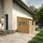 TIMBELA Anbau-Gartenhaus 2,97 x 2,00 m Beige