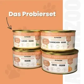 alphazoo Probierschmaus Nassfutter 4 x 200 g
