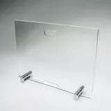 BIJON Kaminschutzgitter aus Spezial-Sicherheitsglas, Hitzeschutz Funkenschuztgitter, Ofenschutzgitter aus echtem ESG-Glas, Kamin Ofen Glas Funkenschutz FIREpro - 90 x 70 cm