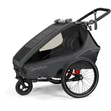 Qeridoo Kinderanhänger Kidgoo 2 steel grey