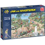 JUMBO Spiele Jumbo 1110100538 - Jan van Haasteren, Der Golfplatz, Comic-Puzzle, 5000 Teile