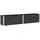 vidaXL Hochbeet 250 x 50 x 54 cm Schwarz
