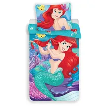 Disney Princess Arielle Mehrfarbig 140 x 200 cm + 70 x 90 cm