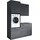 laundreezy Mehrzweckschrank-Set 168 x 238 x 68 cm Grau