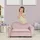 Homcom Kindersofa mit Stauraum 84 x 41,5 x 48,5 cm Kunststoff rosa