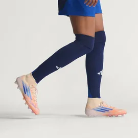 adidas F50 Sparkfusion Elite Mittelhoch Fußballschuhe für feste Böden/Kunstrasen - Bliss Orange / Lucid Blue / Beam Orange - 39 1/3