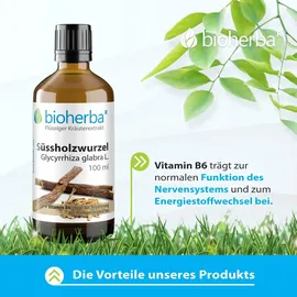 Bioherba Süssholzwurzel Glycyrrhiza glabra L. Tropfen 50 ml