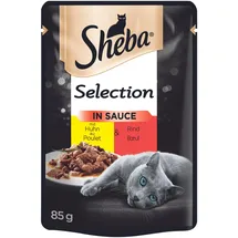 Sheba Selection in Sauce mit Huhn und Rind 28 x 85 g