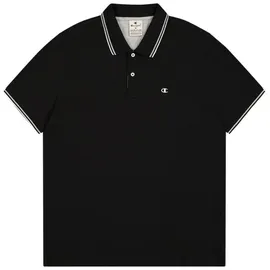 Champion Poloshirt schwarz M