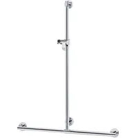Keuco Plan Care Duschhandlauf mit Brausestange verchromt 682/1263 mm