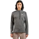 Odlo Damen Tencia_542552 Mid Layer 1/2 Zip Tencia Dark Grey Melange, XL