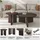 OTTO home Cassian Walnuss 50 x 42 x 50 cm