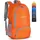 ZOMAKE Faltbarer Rucksack 30 L Orange