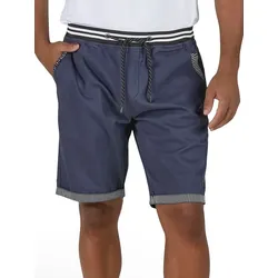 riverso Kurze Hosen Herren Stretch Regular Fit RIVAngelo Regular Fit Blau Normaler Bund Tunnelzug S