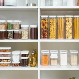 Tefal Optima rechteckig transparent/weiß 2,8 l