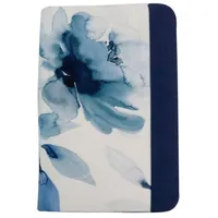 KnitPro Rundstricknadeln Nadeltasche für Rundstricknadeln Blüten Kollektion, Aufbewahrung der Stricknadeln blau