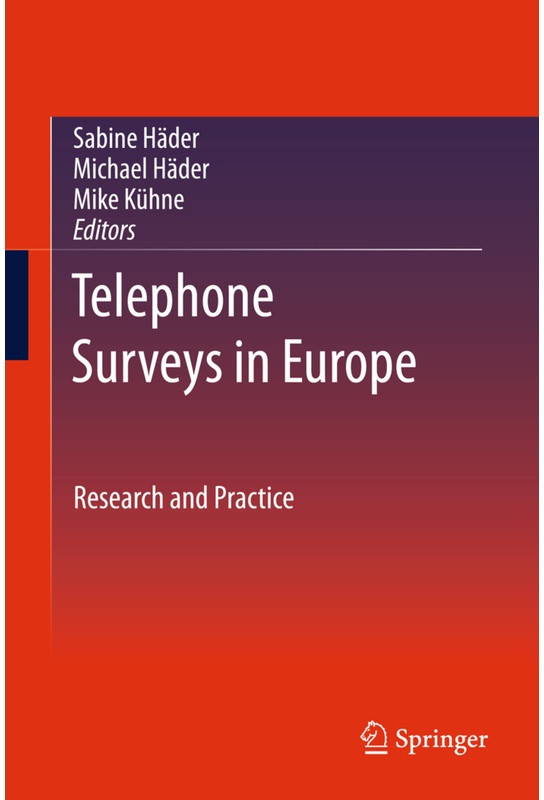 Telephone Surveys In Europe  Kartoniert (TB)