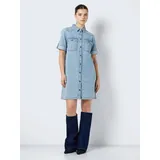 Noisy May Jeanskleid Blusenkleid Blau L