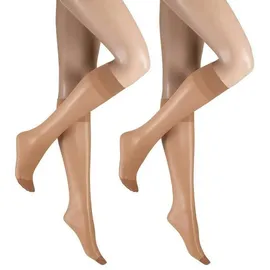 KUNERT FASHION GmbH Hudson Lilly Lafina 15 Kniestrumpf 6er Pack | ONESIZE (0) | Make-up (HU-0019)