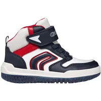 GEOX J BUZZERLIGHT Boy A Sneaker, Navy/White, 24 EU