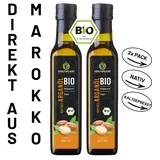 KRÄUTERLAND Bio Arganöl 500ml, nativ, vegan, kaltgepresst, original aus Marokko