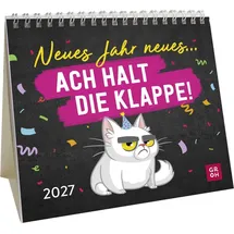 Groh Verlag Mini-Kalender 2027: Neues Jahr neues ... ach halt die Klappe!