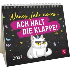 Groh Verlag Mini-Kalender 2027: Neues Jahr neues ... ach halt die Klappe!