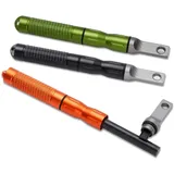 3 Stück Ferro-Stangen – kompakte Feuerstarter-Stäbe mit Schaber, Schlag, Feuerstahl, Funken-Magnesium-Stange für EDC, Notfall-Überlebens-Kits, Camping, Wandern, Bush-Craft