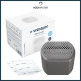 Wessper P2 Humifill Grau Raumentfeuchter Set mit Nachfüllpack 250g 20m2 90 Tage