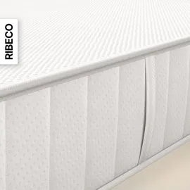 RIBECO Omega Wendematratze 140 x 200 cm mittelfest/fest