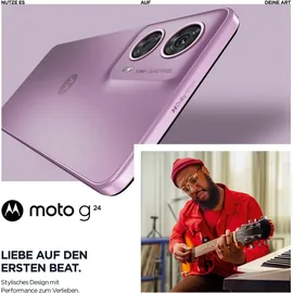 Motorola Moto G24 8 GB RAM 128 GB pink lavender