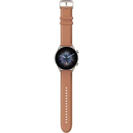 Amazfit GTR 3 Pro brown leather