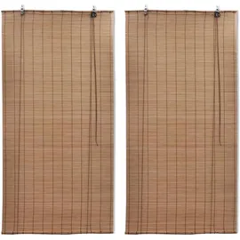 vidaXL Bambusrollo 120 x 220 cm Braun