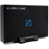 HURRICANE Hurricane GD35612 1TB Aluminium Externe Festplatte, 3.5" HDD USB 3.0, externe HDD-Festplatte