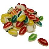 fruchtgummi-außergewöhnlich Fruchtgummi Lippen bunt glänzend fruchtig süß weich Halal 1000g
