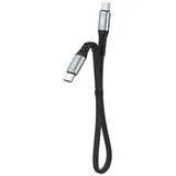DUDAO L10C USB-C - USB-C PD cable 100W 5A 0.23m - black