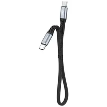 DUDAO L10C USB-C - USB-C PD cable 100W 5A 0.23m - black