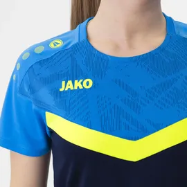 Jako Iconic T-Shirt Kinder 914 marine/blau/neongelb 116