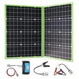 Flexibles faltbares Solarpanel, 100W Leistung, Schnelllade-USB-Ausgang , 100W Solarpanel