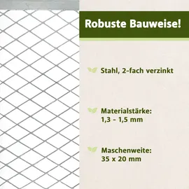 Lemodo Metall Komposter 750 L silber, stabiler Komposter für eigenen Bio-Kompost