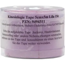 Kinesiologie Tape 5cmx5M Lila 1 ST