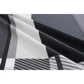 MY HOME Bettwäsche MY HOME "NINA, in verschiedenen Qualitäten", grau, B/L: 135cm x 200cm, 1 Stk., 1 Stk., Microfaser, B/L: 80cm x 80cm, 2 Stk., Microfaser, Obermaterial: 100% Polyester, Bettwäsche, Bettwäsche, in den Größen: 135x200 oder 155x220 cm