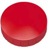 Maul Rundmagnet Solid 38 mm 2,5 kg Haftkraft 10 Stück rot Packung mit 12 Stück