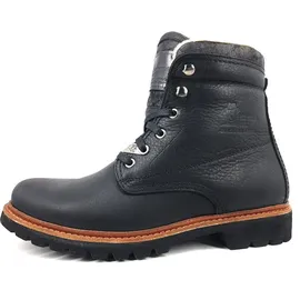 Panama Jack Panama 03 Aviator Herren Warm gefüttert Classics Kurzschaft Stiefel - schwarz 46