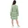 denimfy Kleid A-Linie Grün L/XL