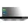 Cecotec Teleskop-Dunstabzugshaube, 60 cm Flux TLT 605500 Glass Black A++. Motor 70W, Niedriger Energieverbrauch, Front aus weißem Glas, Absaugung 550m3/h, Touch- und Gestensteuerung, Aktivkohlefilter.