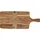 Excellent Houseware Schneidebrett Braun, Holz, 25x55 cm
