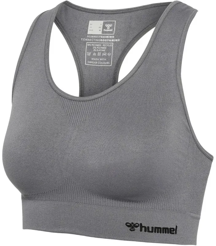 hummel hmlTIF Seamless Sport-BH Damen 2805 - quiet shade/quiet shade M