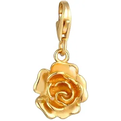 Nenalina Anhänger Rose Blume Floral Romantisch 925 Silber Gold Damen 